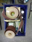 *Box Containing Assorted Silicone Sealants, Abrasive Papers, Etc