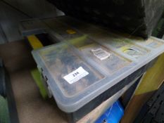 *Stanley Component Box Containing Various Ironmongery, Etc