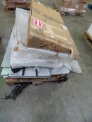 *Pallet containing assorted shop fittings