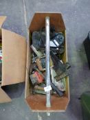 *Toolbox Containing Hand Tools, Hinges, Etc