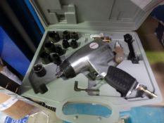 *Half Inch Pneumatic Impact Wrench with Sockets