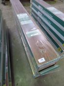 *Six Packs of Beevel lock Dark Oak Laminate Flooring Containing 1.86 Square Meters