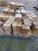 *Pallet containing approximately 100 boxes of assorted shoe products including; active super