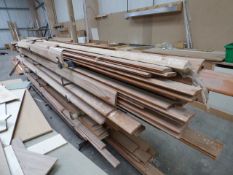 *Portable racking and contents inclucing a large quantity of cladding