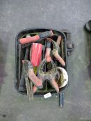 *Box Containing Assorted Clamps, Hand Tools, Etc