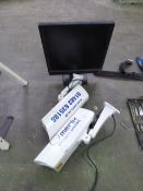 *Two CCTV Cameras with Exterior Housings and a Monitor