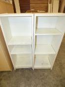 *Two shelving units