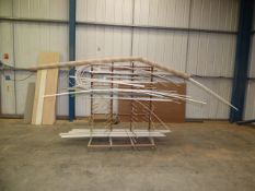 *Portable drying rack with contents