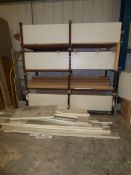 *Four stacking stileges containing assorted MDF and insulation
