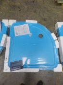 *Cooke and Lewis 900mm by 900mm by 45mm deep Durastone Corner Shower Tray