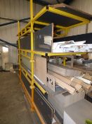 *Three stacking stilleges containing; skirting board trimming, moulding, etc