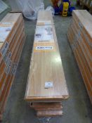 *Six Packs Containing Easiloc Floor master Laminate flooring in light oak finish. Each pack covers