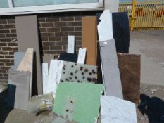 *Small Stock of Assorted Natural Stone Work Surface, Etc