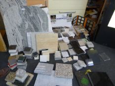 *Large Quantity of assorted Granite and Marble Samples