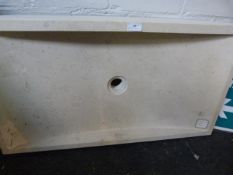 *Contemporary Style Limestone Shallow Sink Unit