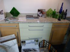 *Straight Run of Kitchen Units with Granite Top