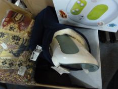 Home Medics Foot Warmer and Massager, Travel Rug and a Throw