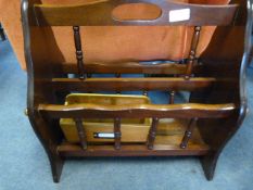 Mahogany Magazine Rack