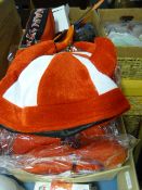 Box Containing Twenty Six Saint George's Hats with Bell On