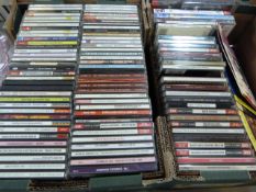 Two Boxes Containing a CD Collection