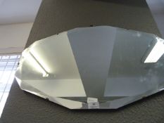 Bevelled Glass Unframed Mirror