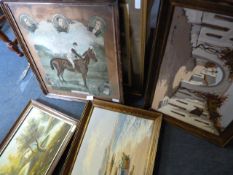 Five Assorted Paintings and Prints