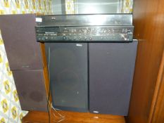 National Panasonic Music System Complete With Two Sets of Speakers