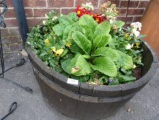 Half Barrel Planter