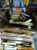 Box of Mixed Picture Frames