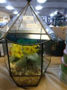Leaded Glass Terrarium