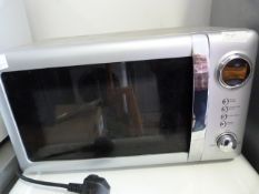 Silver Microwave Oven