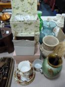 Mixed Lot of Decorative China Including; Royal Albert Country Roses, Etc
