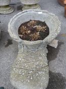 Cast Concrete Planter in the Form of a Boot