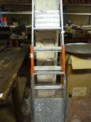 Pair of Aluminium Steps and a Work Platform