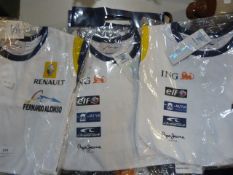 Six Formula 1 Shirts