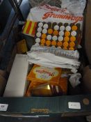 Box Containing Assorted Games