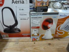 Indoor Aerial, An Infrared Lamp, Telephone and a Wireless Doorbell Intercom System