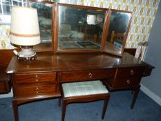 Stag Minstrel Dressing Table with Stool