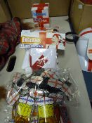 Assorted Saint George's Bandanas, Beer Goggles, Etc