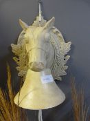 Cast Iron Bell in the Form of a Horse