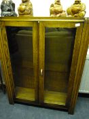 Deco Oak Display Cabinet