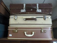 Three Assorted Vintage Suitcases