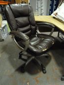 *Leather High Back Executive Swivel Chair