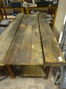 Joiners Workbench Fitted with Vice