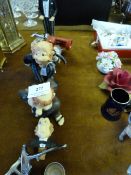 Comical Wine Bottle Holders, Corkscrews, Etc