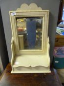 Bevelled Glass Toilet Mirror