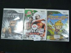 Three Wii Games