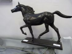 Bronzed Sculpture of a Horse