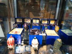 Collection of Nine Faberge Style Eggs