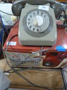 Retro Telephone and a Retro Style Wall Hanging Telephone